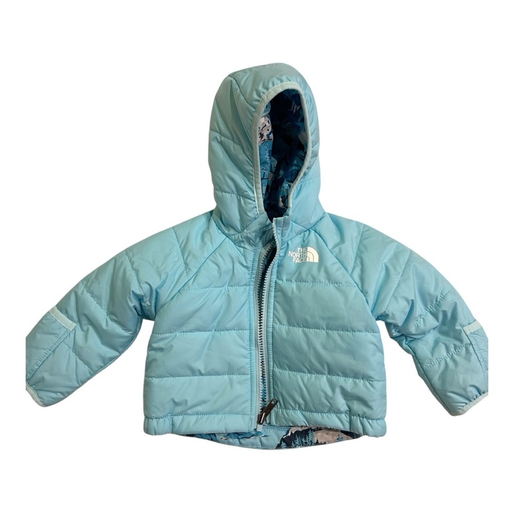 NWOT! The North Face Light Blue Puffer Jacket- size 3 months!